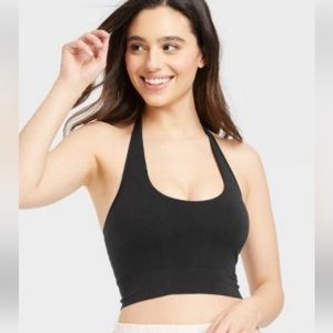 Women's Cotton Seamless Brami - Auden™ Black S